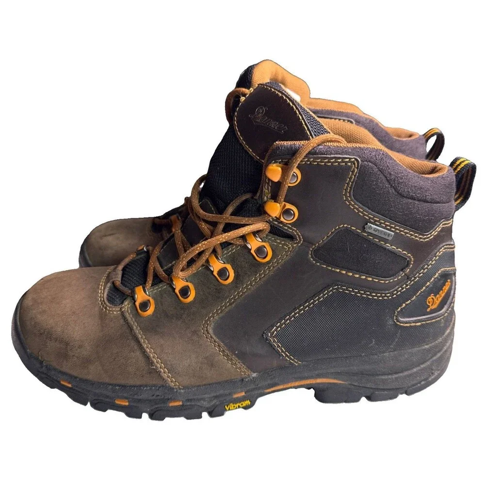 Danner Viscious 4.5 Inch Brown / Orange Boots with Gore-Tex waterproof mens 10.5